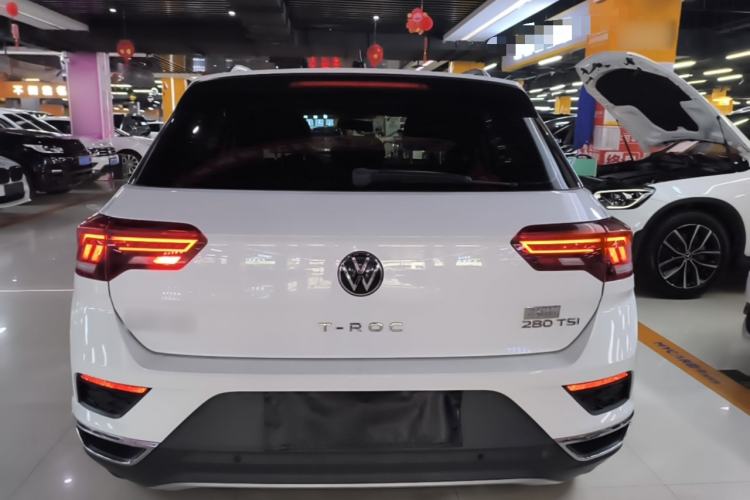 Used Volkswagen T-ROC 2021 280TSI DSG Two-Wheel Drive Comfort Connect Edition Rear