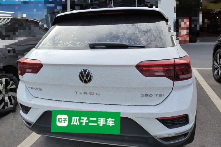 Used Volkswagen T-ROC 2021 280TSI DSG Two-Wheel Drive Elite Connect Edition Rear