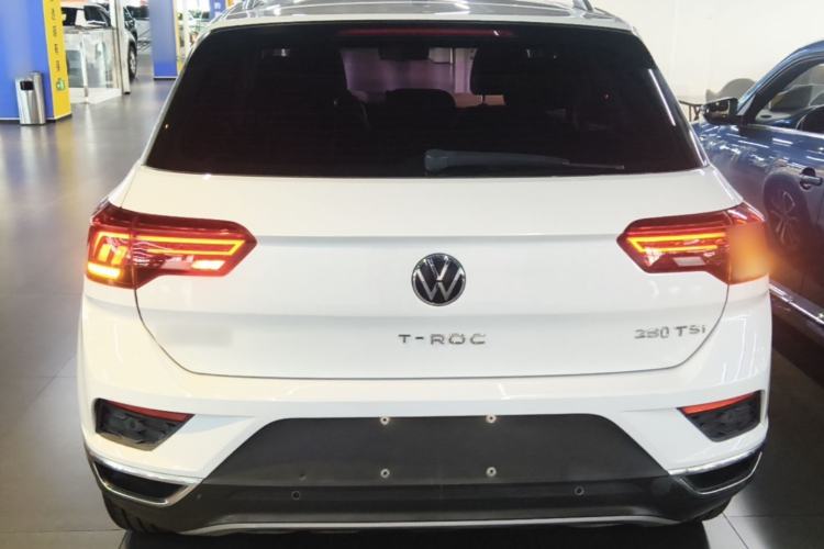 Used Volkswagen T-ROC 2021 280TSI DSG Two-Wheel Drive Comfort Connect Edition Rear
