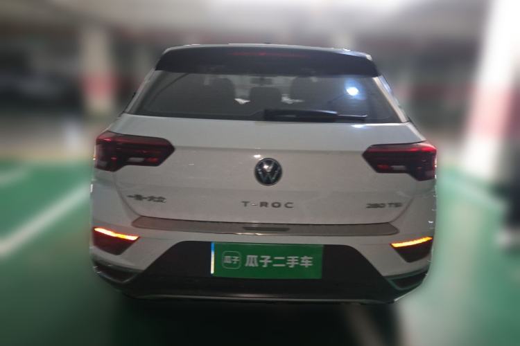 Used Volkswagen T-ROC 2021 280TSI DSG Two-Wheel Drive Comfort Connect Edition Rear