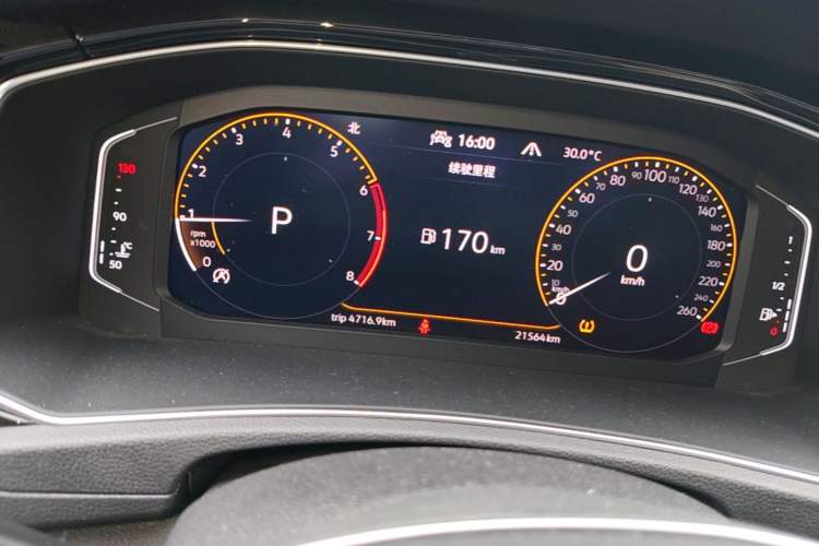 Used Volkswagen T-ROC 2021 Revised Version 280TSI DSG Two-Wheel Drive Comfort & Smart Connectivity Edition Instrument Cluster
