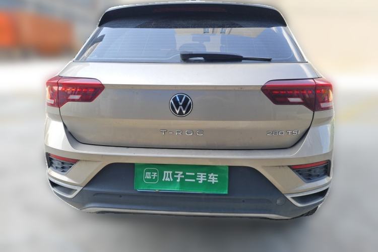 Used Volkswagen T-ROC 2021 280TSI DSG Two-Wheel Drive Comfort Connect Edition Rear
