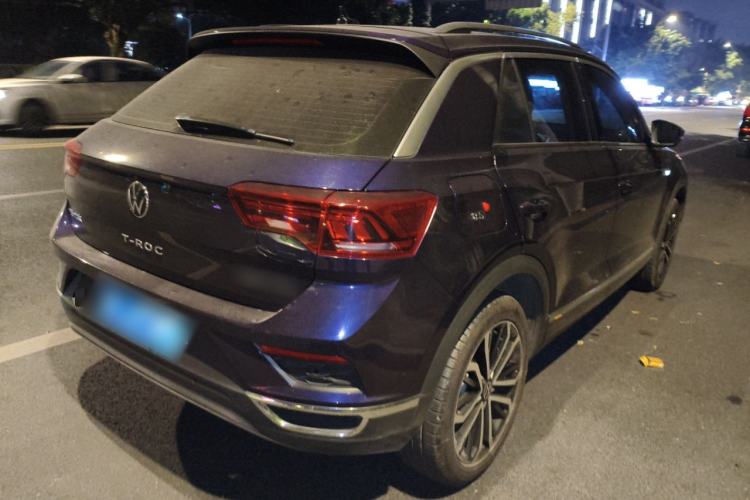 Used Volkswagen T-ROC 2022 280TSI DSG Two-Wheel Drive Comfort PLUS Rear Right 45 Deg