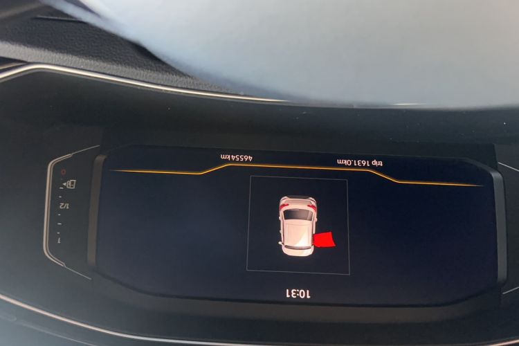 Used Volkswagen T-ROC 2022 280TSI DSG Two-Wheel Drive Comfort PLUS Odometer Close Up
