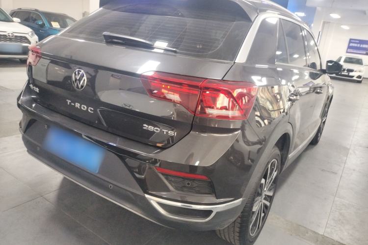 Used Volkswagen T-ROC 2022 280TSI DSG Two-Wheel Drive Comfort PLUS Rear Right 45 Deg