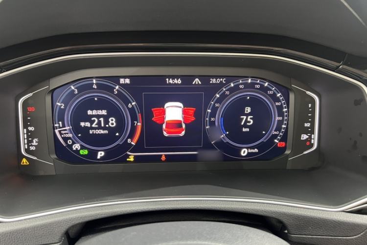 Used Volkswagen T-ROC 2022 280TSI DSG Two-Wheel Drive Comfort PLUS Instrument Cluster