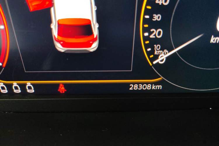 Used Volkswagen T-ROC 2022 280TSI DSG Two-Wheel Drive Comfort PLUS Odometer Close Up