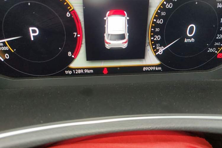 Used Volkswagen T-ROC 2022 280TSI DSG Two-Wheel Drive Comfort PLUS Odometer Close Up