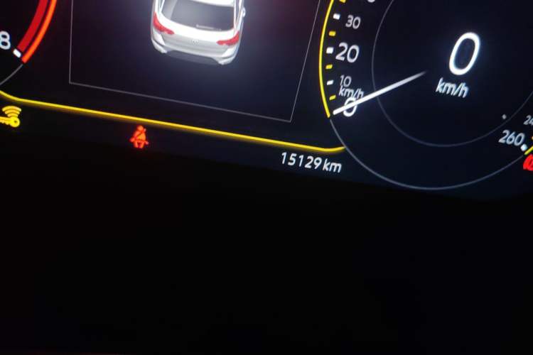 Used Volkswagen T-ROC 2022 280TSI DSG Two-Wheel Drive Elite PLUS Odometer Close Up