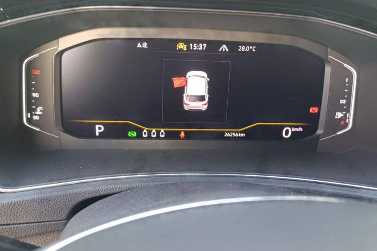 Used Volkswagen T-ROC 2022 280TSI DSG Two-Wheel Drive Comfort PLUS Odometer Close Up