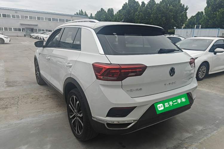 Used Volkswagen T-ROC 2022 280TSI DSG Two-Wheel Drive Comfort PLUS Rear Left 45 Deg