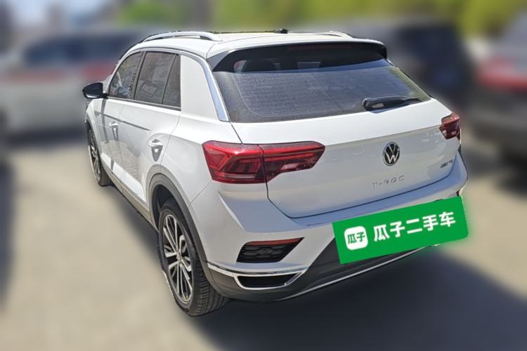 Used Volkswagen T-ROC 2022 280TSI DSG Two-Wheel Drive Comfort PLUS Rear Left 45 Deg