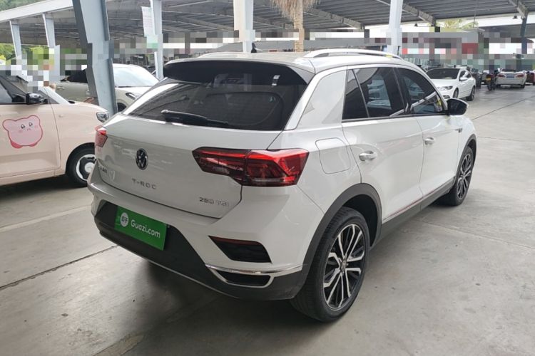 Used Volkswagen T-ROC 2022 280TSI DSG Two-Wheel Drive Comfort PLUS Rear Right 45 Deg