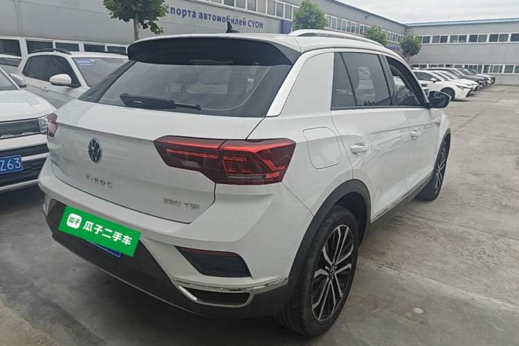Used Volkswagen T-ROC 2022 280TSI DSG Two-Wheel Drive Comfort PLUS Rear Right 45 Deg