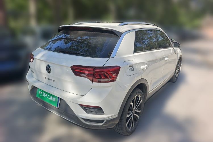 Used Volkswagen T-ROC 2022 280TSI DSG Two-Wheel Drive Comfort PLUS Rear Right 45 Deg