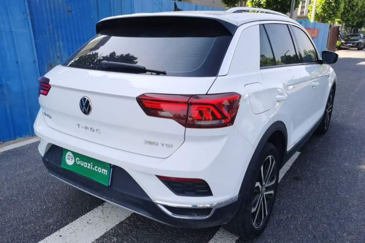 Used Volkswagen T-ROC 2022 280TSI DSG Two-Wheel Drive Comfort PLUS Rear Right 45 Deg