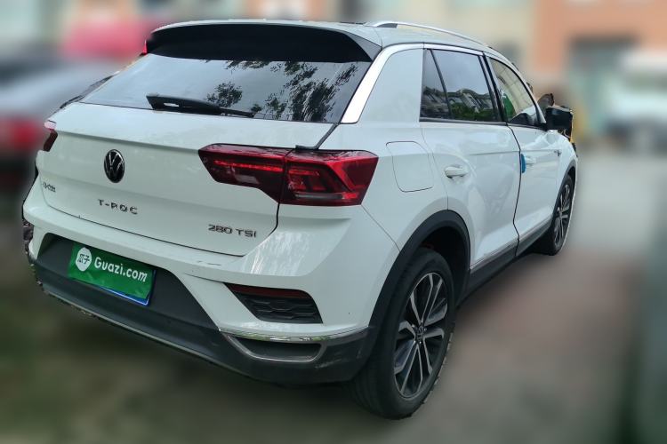 Used Volkswagen T-ROC 2022 280TSI DSG Two-Wheel Drive Comfort PLUS Rear Right 45 Deg
