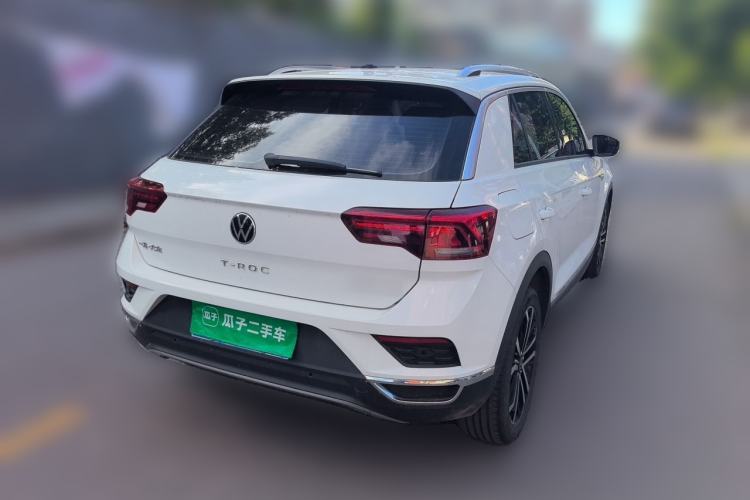 Used Volkswagen T-ROC 2022 280TSI DSG Two-Wheel Drive Comfort PLUS Rear Right 45 Deg