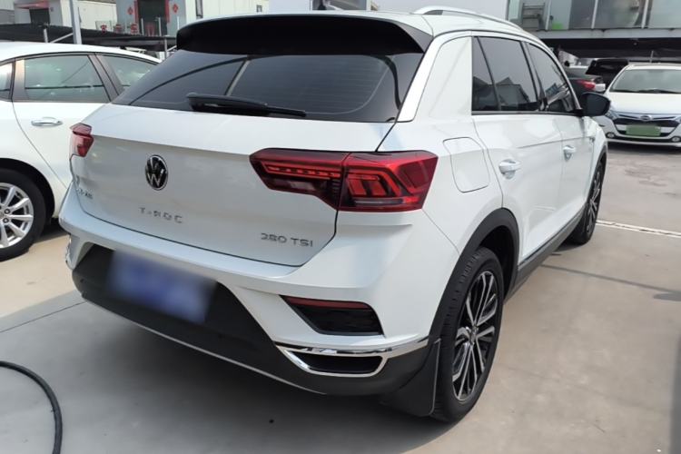 Used Volkswagen T-ROC 2022 280TSI DSG Two-Wheel Drive Comfort PLUS Rear Right 45 Deg