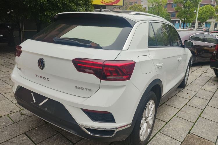 Used Volkswagen T-ROC 2022 280TSI DSG Two-Wheel Drive Elite PLUS Rear Right 45 Deg