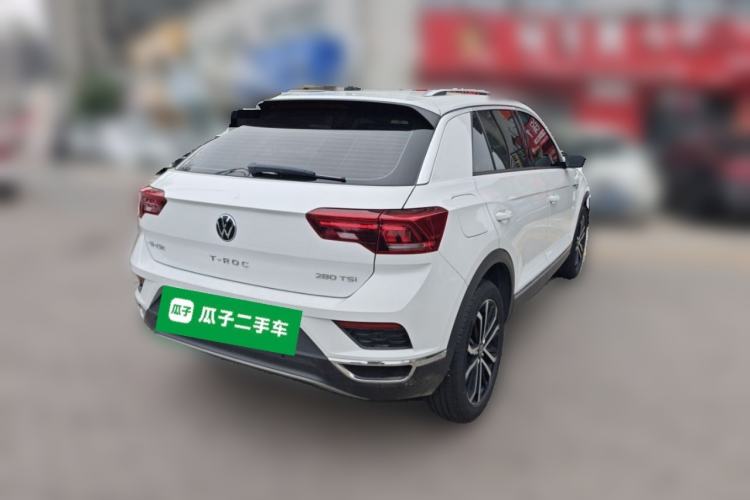 Used Volkswagen T-ROC 2022 280TSI DSG Two-Wheel Drive Comfort PLUS Rear Right 45 Deg