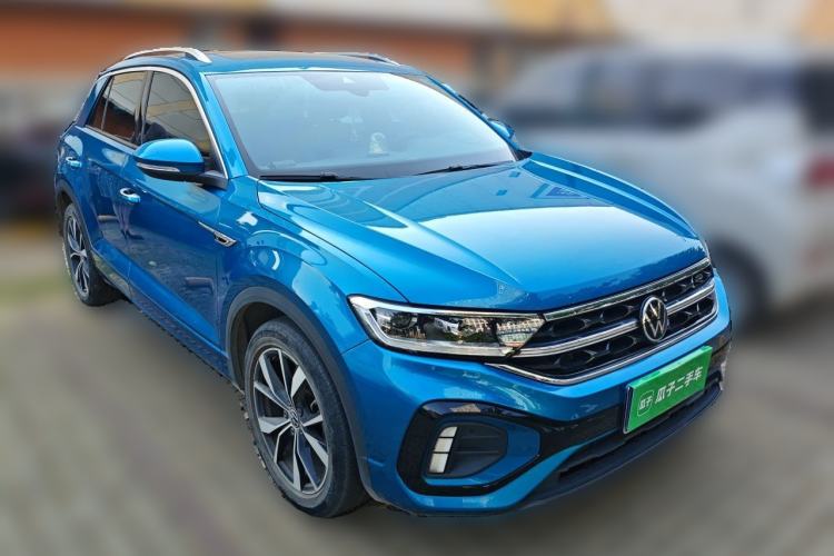 Used Volkswagen T-ROC 2023 300TSI DSG Two-Wheel-Drive Chen Guang Edition Front Right 45 Deg