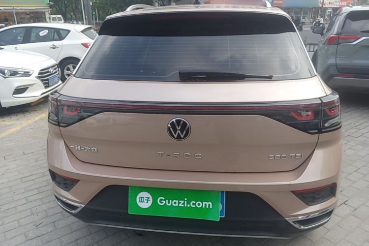Used Volkswagen T-ROC 2023 280TSI DSG Two-Wheel Drive Time Edition Rear