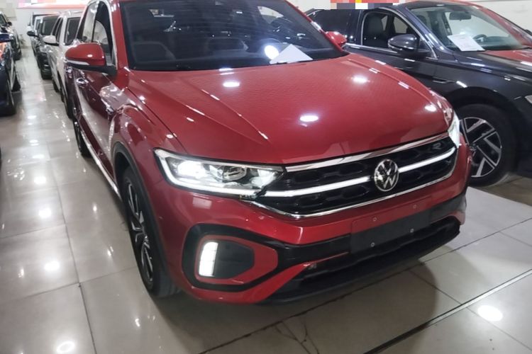 Used Volkswagen T-ROC 2023 300TSI DSG Two-Wheel-Drive Chen Guang Edition Front Right 45 Deg