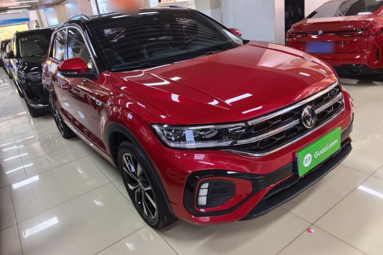 Used Volkswagen T-ROC 2023 300TSI DSG Two-Wheel-Drive Chen Guang Edition Front Right 45 Deg