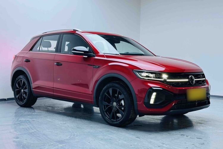 Used Volkswagen T-ROC 2023 300TSI DSG Two-Wheel-Drive Chen Guang Edition Front Right 45 Deg