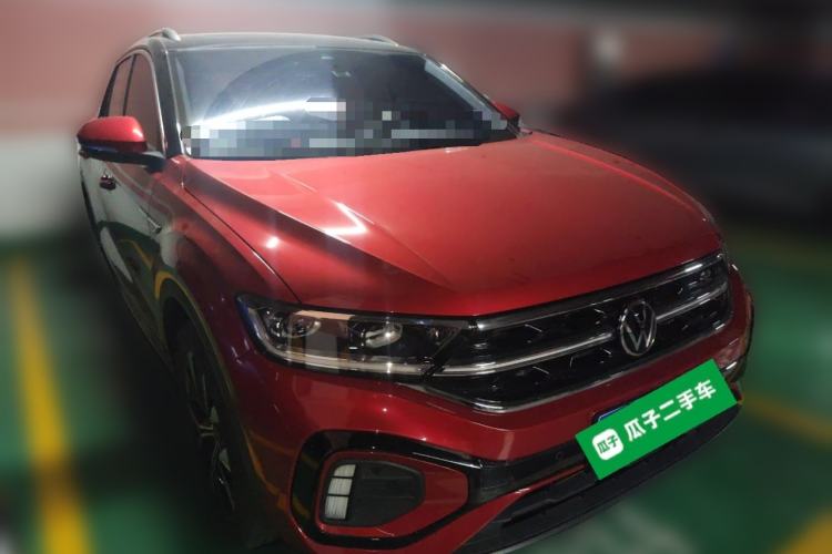 Used Volkswagen T-ROC 2023 300TSI DSG Two-Wheel-Drive Chen Guang Edition Front Right 45 Deg