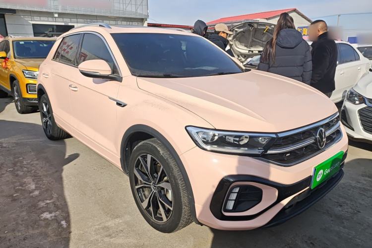 Used Volkswagen T-ROC 2023 300TSI DSG Two-Wheel-Drive Chen Guang Edition Front Right 45 Deg