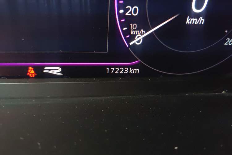 Used Volkswagen T-ROC 2023 300TSI DSG Two-Wheel-Drive Chen Guang Edition Odometer Close Up