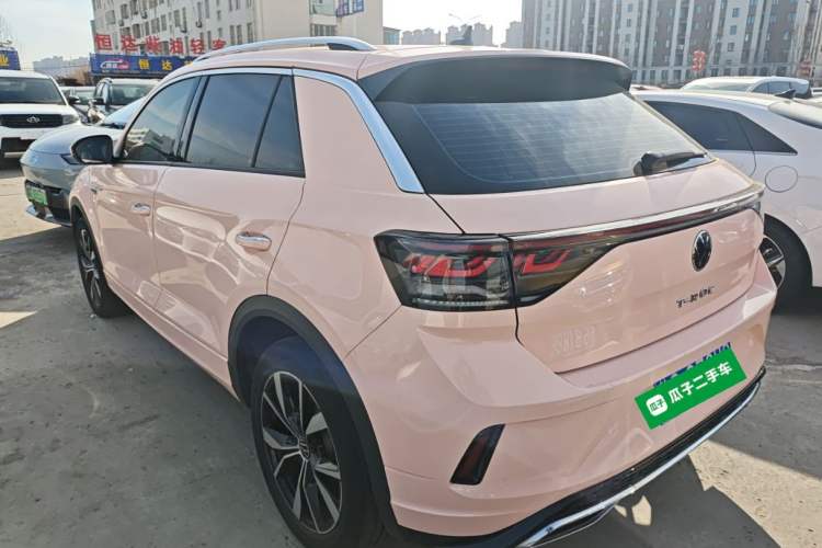 Used Volkswagen T-ROC 2023 300TSI DSG Two-Wheel-Drive Chen Guang Edition Rear Left 45 Deg
