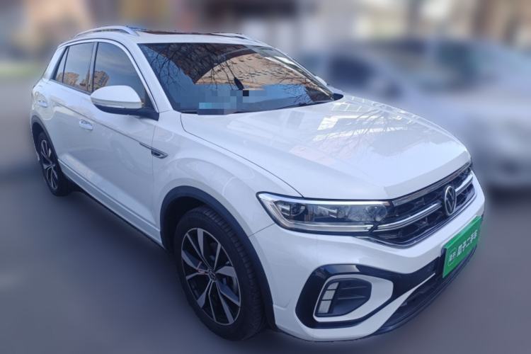 Used Volkswagen T-ROC 2023 300TSI DSG Two-Wheel-Drive Chen Guang Edition Front Right 45 Deg