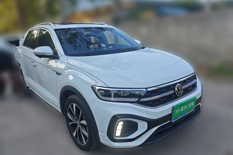 Used Volkswagen T-ROC 2023 300TSI DSG Two-Wheel-Drive Chen Guang Edition Front Right 45 Deg
