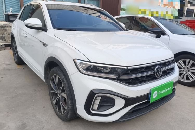 Used Volkswagen T-ROC 2023 300TSI DSG Two-Wheel-Drive Chen Guang Edition Front Right 45 Deg