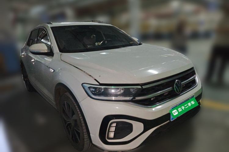 Used Volkswagen T-ROC 2023 300TSI DSG Two-Wheel-Drive Chen Guang Edition Front Right 45 Deg