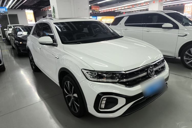 Used Volkswagen T-ROC 2023 300TSI DSG Two-Wheel-Drive Chen Guang Edition Front Right 45 Deg