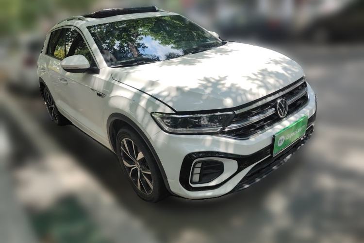 Used Volkswagen T-ROC 2023 300TSI DSG Two-Wheel-Drive Chen Guang Edition Front Right 45 Deg