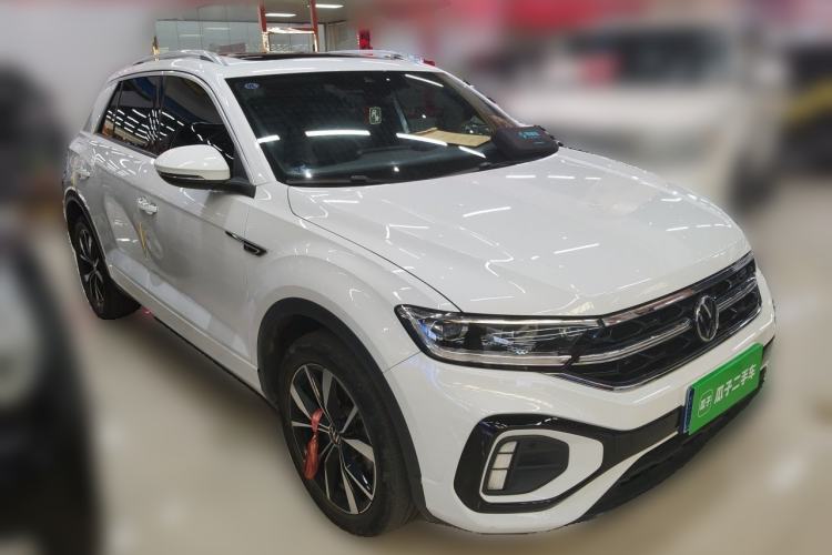 Used Volkswagen T-ROC 2023 300TSI DSG Two-Wheel-Drive Chen Guang Edition Front Right 45 Deg