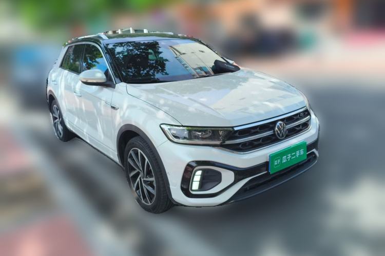 Used Volkswagen T-ROC 2023 300TSI DSG Two-Wheel-Drive Chen Guang Edition Front Right 45 Deg