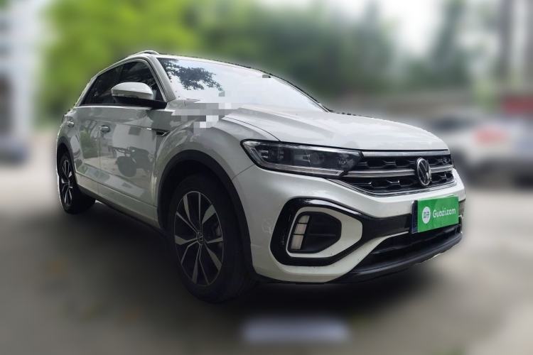 Used Volkswagen T-ROC 2023 300TSI DSG Two-Wheel-Drive Chen Guang Edition Front Right 45 Deg