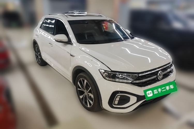 Used Volkswagen T-ROC 2023 300TSI DSG Two-Wheel-Drive Chen Guang Edition Front Right 45 Deg