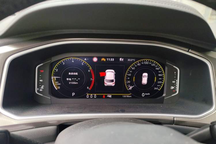 Used Volkswagen T-ROC 2023 300TSI DSG Two-Wheel-Drive Chen Guang Edition Instrument Cluster