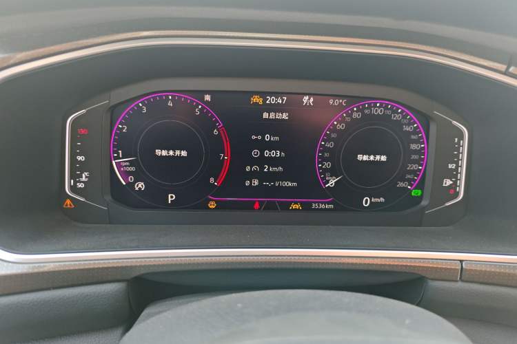 Used Volkswagen T-ROC 2023 300TSI DSG Two-Wheel Drive Starlight Edition Instrument Cluster