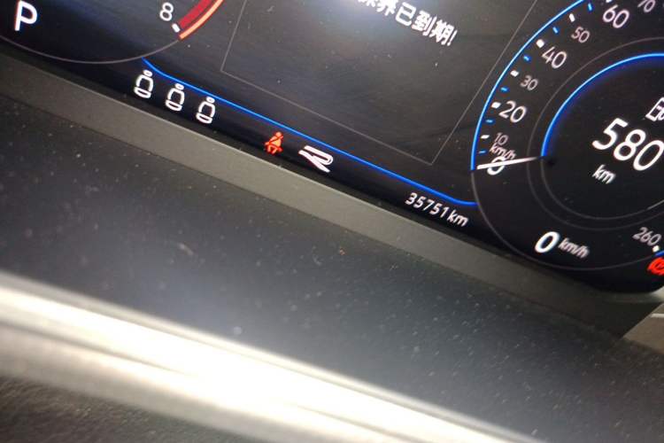 Used Volkswagen T-ROC 2023 300TSI DSG Two-Wheel-Drive Chen Guang Edition Odometer Close Up