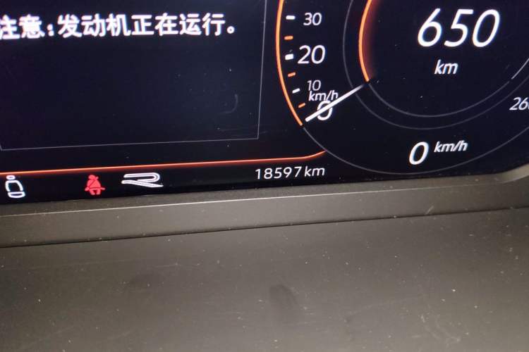 Used Volkswagen T-ROC 2023 300TSI DSG Two-Wheel-Drive Chen Guang Edition Odometer Close Up