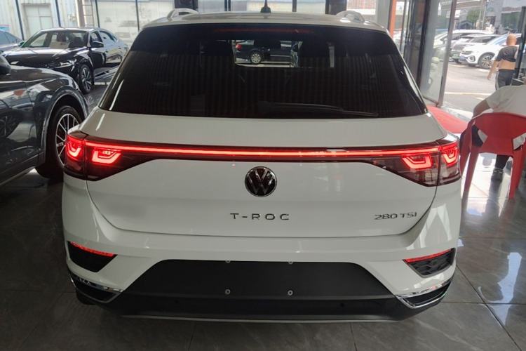 Used Volkswagen T-ROC 2023 280TSI DSG Two-Wheel Drive Time Edition Rear