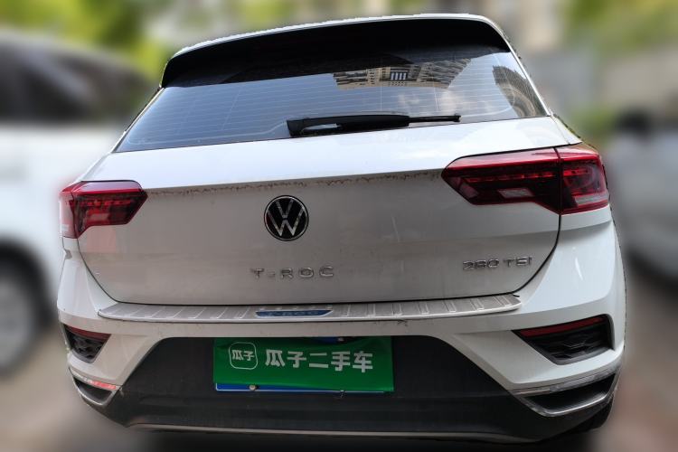 Used Volkswagen T-ROC 2023 280TSI DSG Two-Wheel Drive Time Edition Rear